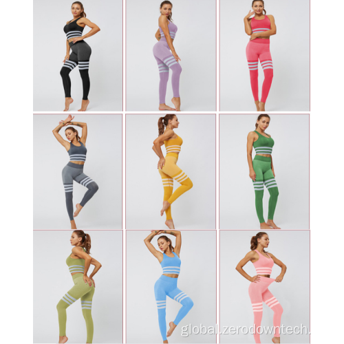 Yoga Suit Set Workout Clothes Seamless Sports Bra Supplier